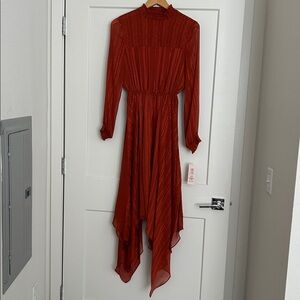 NANETTE LEPORE ASYMMETRICAL DRESS SIZE 8 MSRP $168.00 NWT